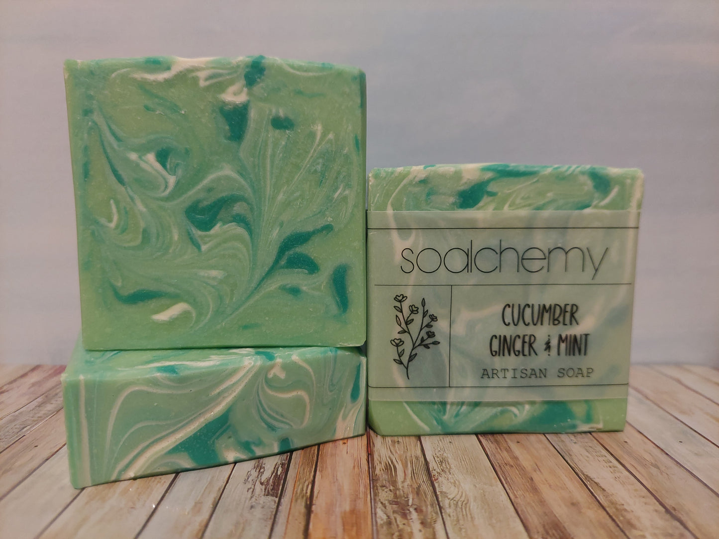 Cucumber, Ginger & Mint Artisan Soap